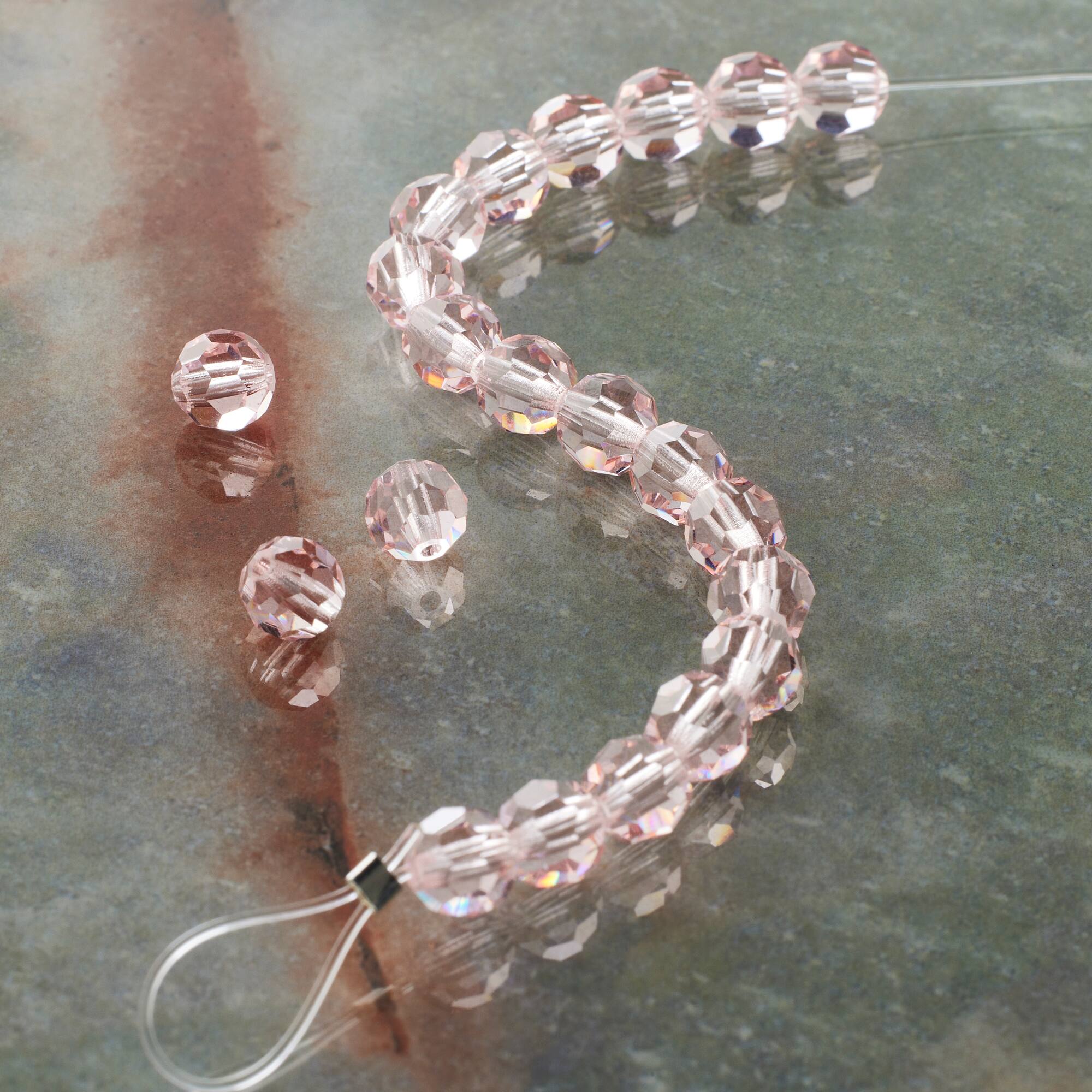 Preciosa Glass Crystal Round Beads, 6mm by Bead Landing™